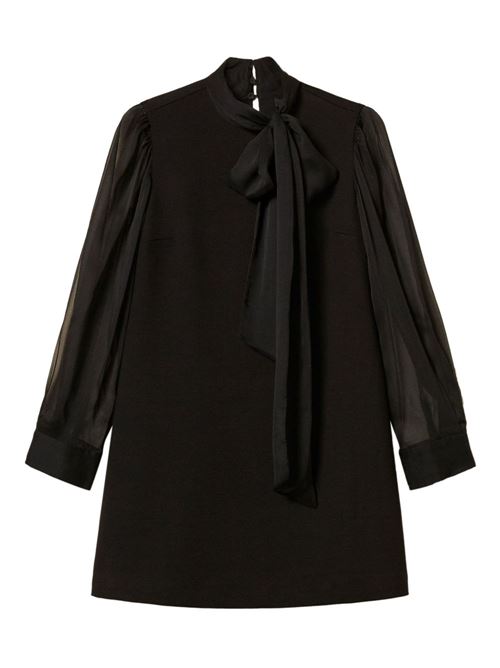 Abito donna corto nero TWINSET ACTITUDE | 252AT221100006